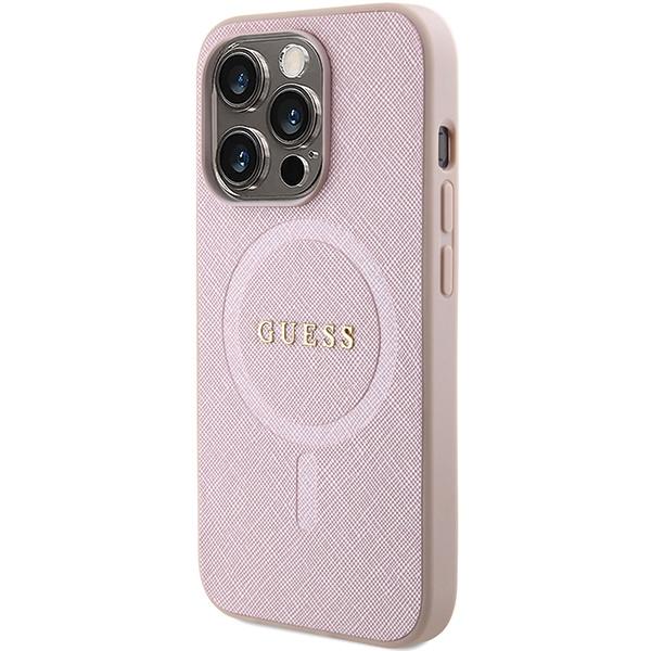 Etui do iPhone 15 Pro Guess MagSafe Różowe