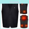 Electric Heated Vest Jacket Usb Warm Up Heating Pad Body Warmer Winter Clothing