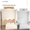Upholstered Felt Bedside Wall Stickers - Anti-Collision Bedroom Decor and Tatami Bed Wall Cover-Up.