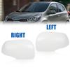 Car Side Mirror Cover Cap Front Left Right Rearview Mirror Cover Cap White Mirror Housing For Kia Picanto 2011-2016 Auto Parts