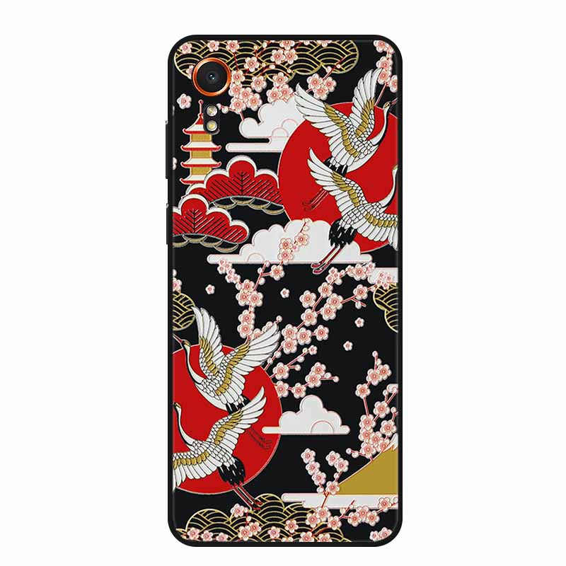 3D Emboss Case For Samsung Galaxy Xcover7 Phone Case Relief Flowers Soft Silicone Back Cover For Samsung Xcover 7 Case Shell Bag