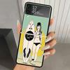 Surfbrett Ästhetik Harte PC Handyhülle Für Samsung Galaxy Z Flip 7 6 5 4 3 Schwarz ZFlip7 ZFlip6 Flip5 Flip4 Flip3 5G Bedruckte Hülle