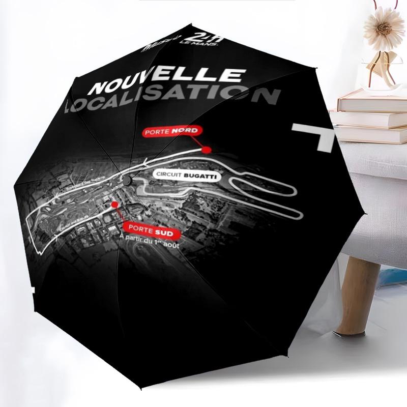 24 Hours Le Mans: Glory Folding Umbrella 8 Paraphenoid Bones Portable Travel Umbrella Gift