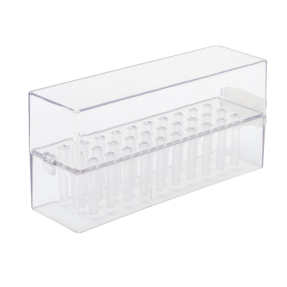 Dustproof Structure Nail Drill Bits Holder Stand  Practical Storage For Daily Nail Art Tools