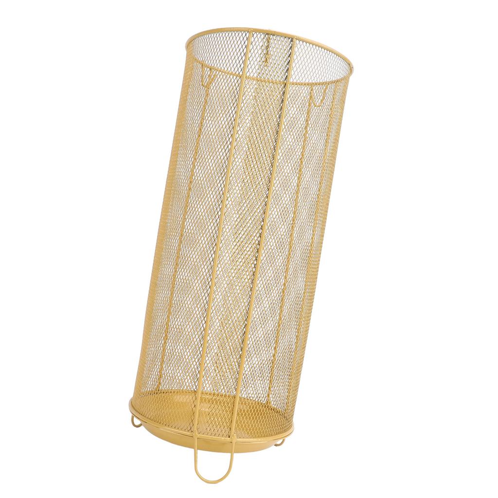 Round Umbrella Stand Rack Freestanding Umbrella Holder Bin Canes Walking Sticks Holder for Entryway