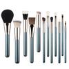 12 Makeup Brush Set with Blue Butterfly Bag, Loose Powder Brush, Foundation Brush, Eye Brush, Concealer Brush, Beauty Tool Now