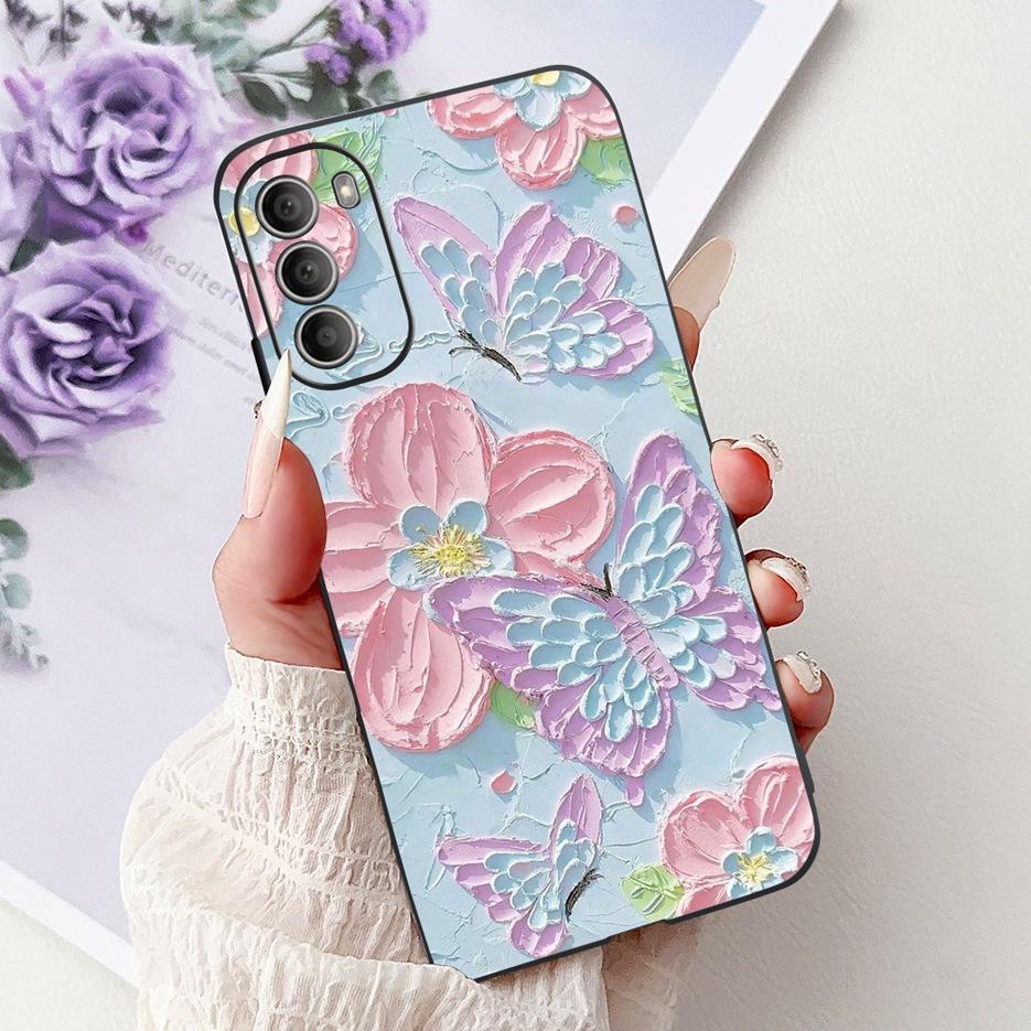 For Motorola Moto G51 Case Moto G71 5G Luxury Painetd Cover Soft Silicone Phone Case For Motorola G51 G 71 MotoG51 MotoG71 Shell