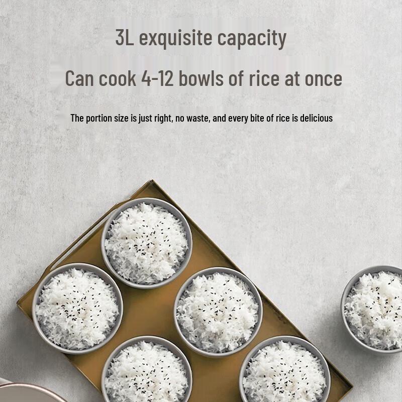 SUPOR 3L IH Rice Cooker with Spherical Inner Pot CN Plug (adapter Included)