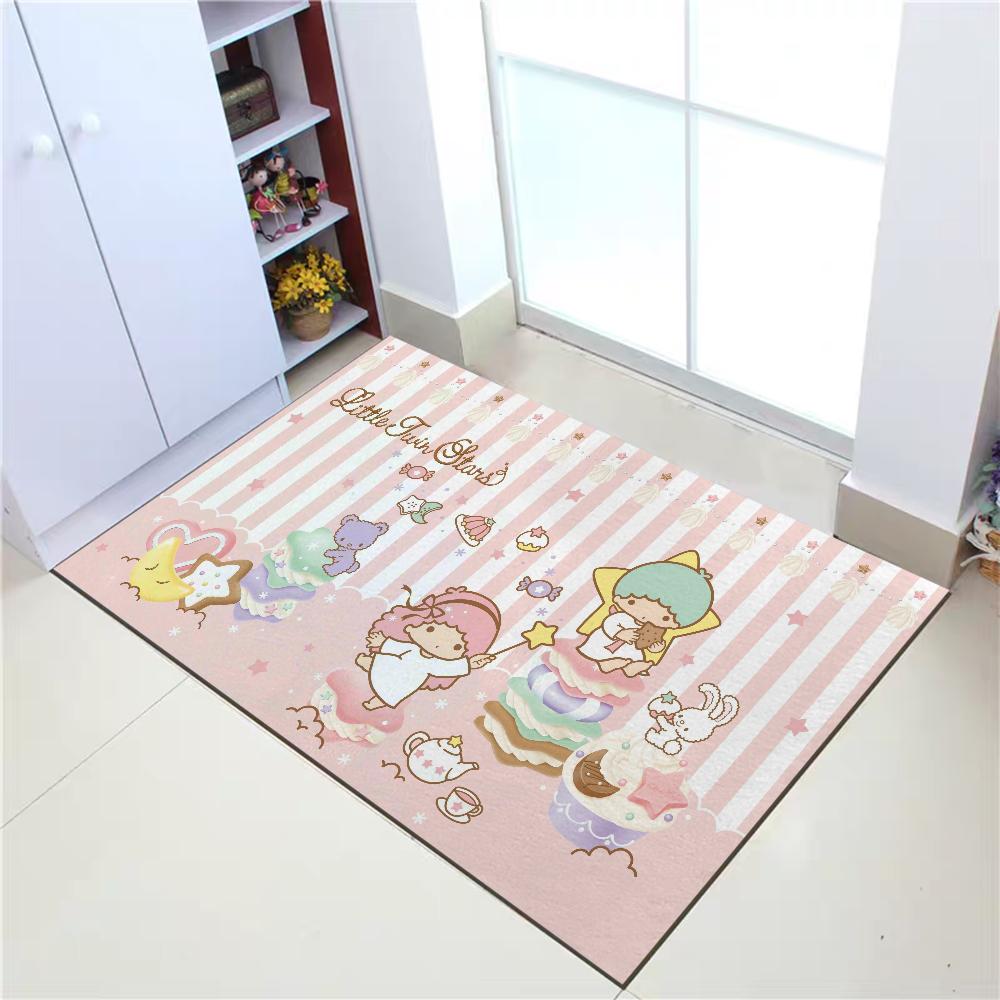 Doormats Little Twin Stars Rug Entrance Doormat Home Living Room Rugs Kitchen Mat Entrance Door Mats Bedrooom Carpet Foot Bath