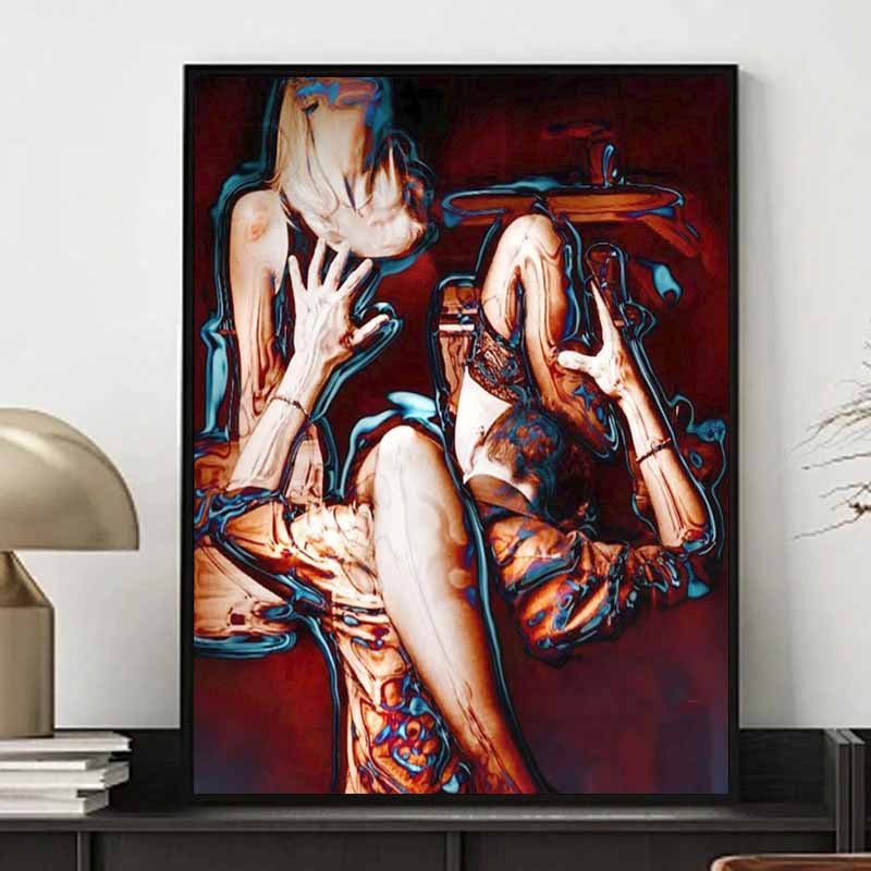 New Arrival 5D DIY Full Circle Diamond Painting "Couple Art" Embroidery Cross Stitch Home Decor Gift