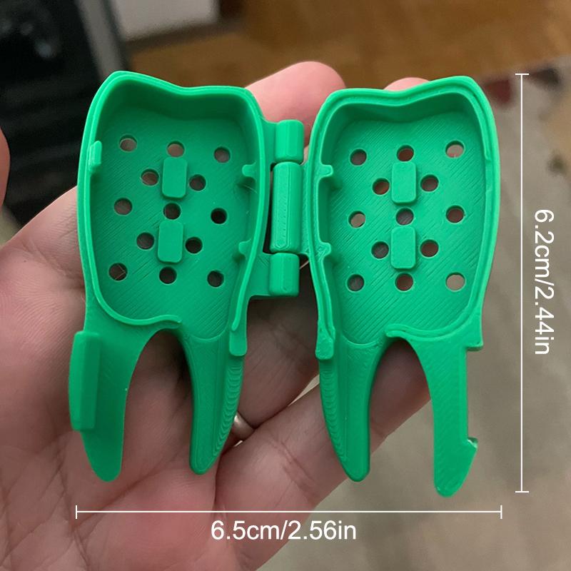 1/3/6Pcs Tooth Shape Design Toothbrush Covers Portable Toothbrush Holders Mini Toothbrush Head Storage Box For Travel Commuting