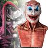 Scary Halloween Joker Jack Skellington Double Layer Latex Mask For Terrifying Costumes