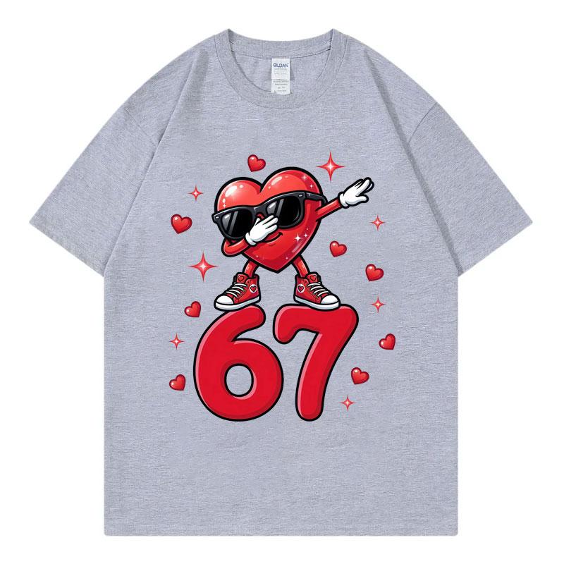 Day Six Seven Meme Graphic T Shirts Men Women Clothing Harajuku Y2k Oversized Tshirts Summer Casual Cotton Short Sleeve Tshirt