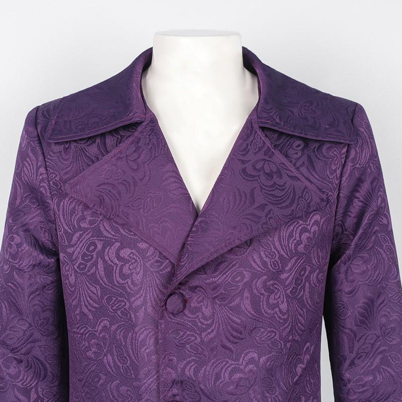 Halloween Dark Knight Long Blazer Bat Joker Cosplay Costume Festive Events