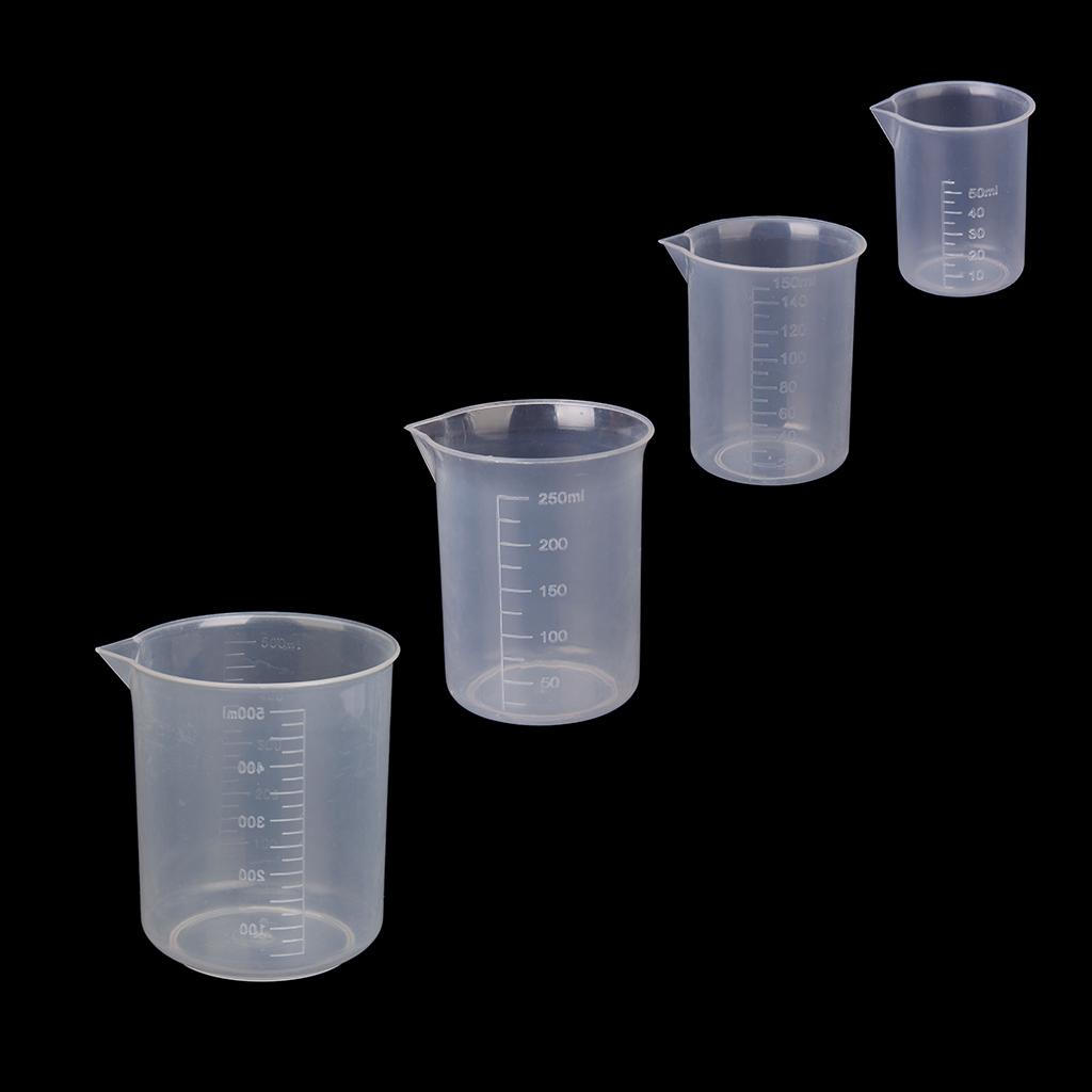 Lab Beaker Kitchen Clear Cup 500ml 250ml