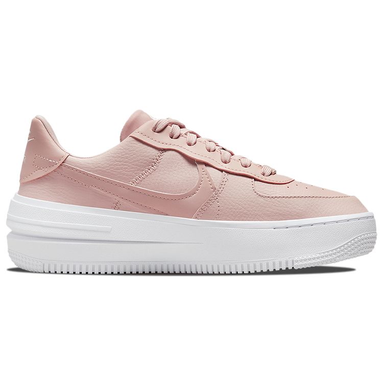 Nike Air Force 1 PLT.AF.ORM Pink Oxford Women Sneakers White Light-Soft-Pink DJ9946-602