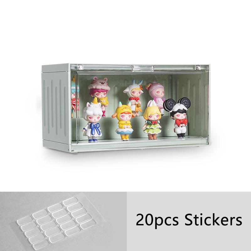 Clear Acrylic Blind Box Figures Display Case Garage Kits Collectible Model Artcrafts Box Toy Doll Storage Box Figures Organizer
