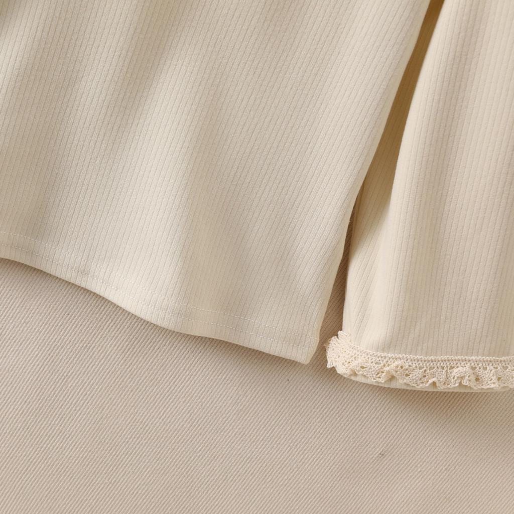 Girls' Outfit Spring and Autumn New Style Little  Style Plaid Skirt Baby Outfit Skirt Children's Two-Piece Set