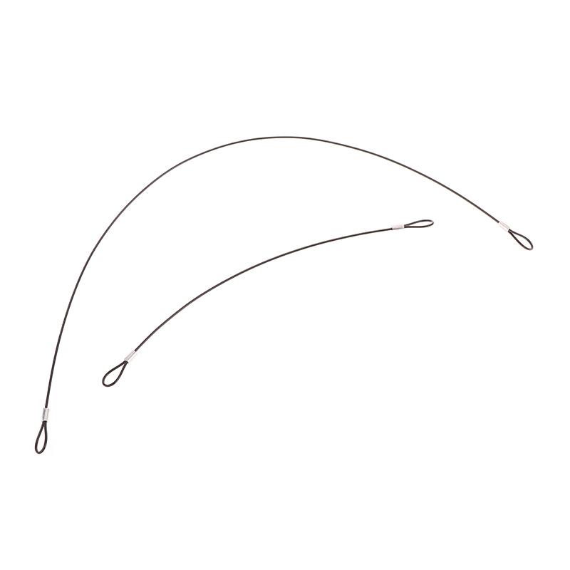 30/60Cm Protable Safety Strap Stainless Steel Lanyard Cord Wrist String Hand With Long Curved Screw For Sport Camera Accessories