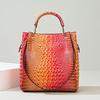 Handbag New Bag Women's High-end Sense Large-capacity Bucket Bag Fashion Embossed Child and Mother Tote Bag