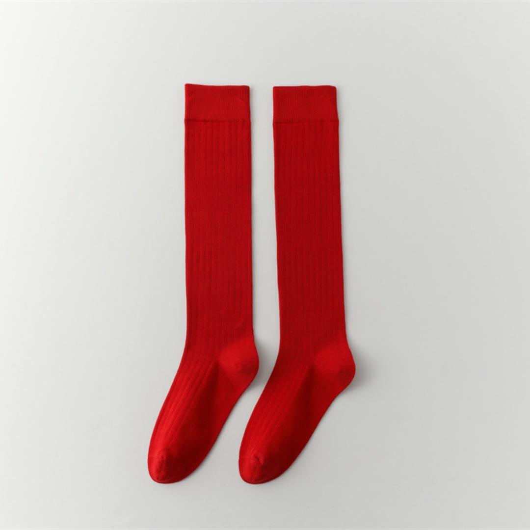 

Носки из телячьей кожи без косточек Ankara Red, модные, с микронажимом, красивые ножки, простые женские носки из плотной ткани One Size