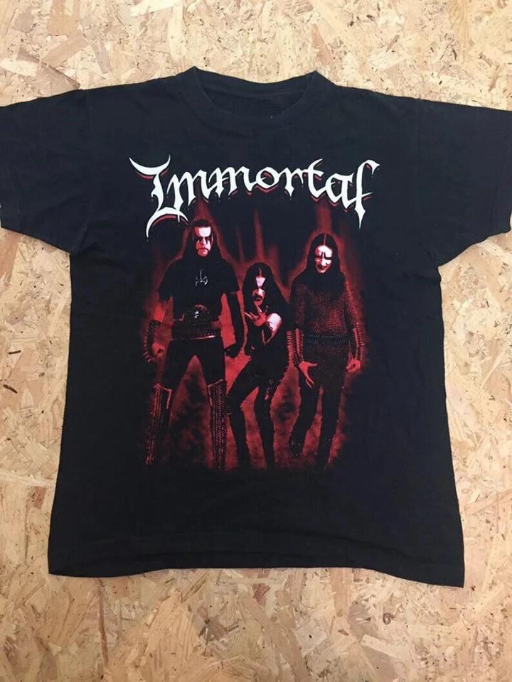 Immortal Music Band For Fans Heavy Cotton Full Size Unisex Black Shirt HS482 Unisex T-Shirt XXXL