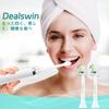 [Mini Size 2025 Improved Model] Dealswin Electric Toothbrush Replacement Brush Heads, Compatible with Philips Sonicare, Small Brush Heads, Plaque Remo