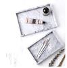 Nordic Marble Minimalist Bathroom Display Tray - Luxury Round Storage Plate