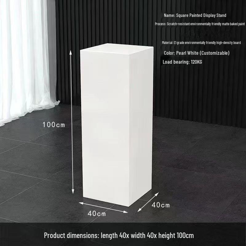 White Mannequin Pedestal Display Stand for Clothing Store or Exhibition Booth