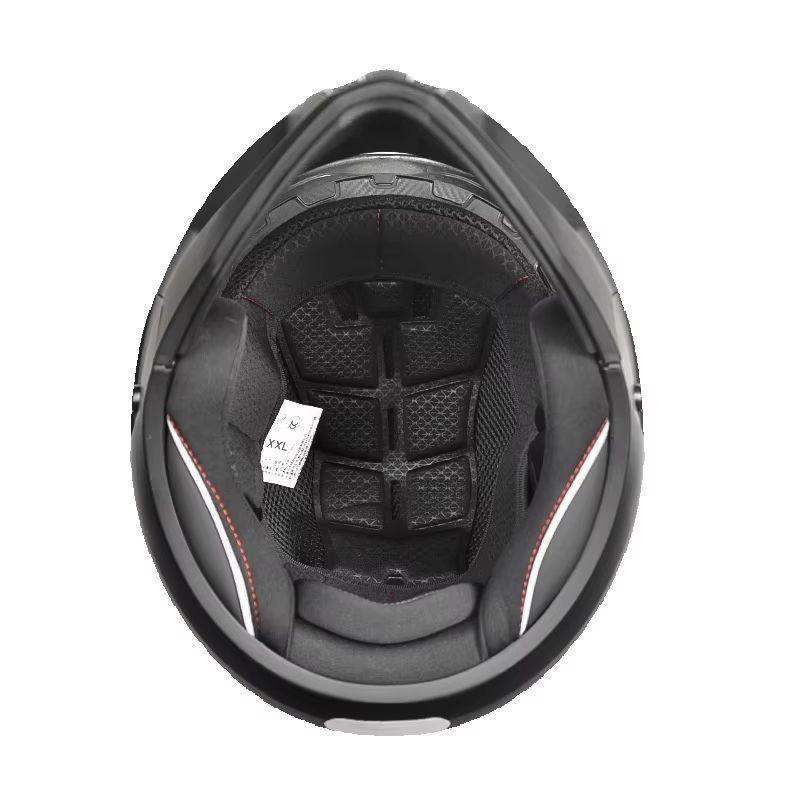 Dot Certification Motorcycle Full Face Helmet with Hd Visor Customizable Abs Motocross Helmet Factory Direct Brand New Condition