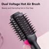Multi Hair Styler Hot Air Brush Diffuser Women Brush Negative Ion Detachable Hair Dryer 2in1 Blowout Brush