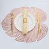 3pcs Anti-stain Table Mat Hollow Coaster Kitchen Accessories Leaf Shape Placemat  Wedding