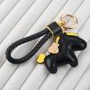 Candy Color Zodiac Pony PU Doll Cute Design Horse PU Pendants Cute Pony PU Keychain  New Year Gift