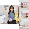 Adorable Cartoon Star Crossbody Bag For Kids Stylish Chain Strap Waterproof Pvc