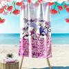 Diddl Custom Name Print Beach Towel, Large Soft Quick Dry Towel for Beach Camping Swimming