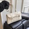 Leisure Large Capacity Underarm Bag Solid Color Women's Handbag Bow Ribbons Shoulder Bag  Daily
