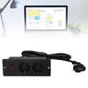 Recessed Socket 2 Outlets with PD20W USB C USB A Port Embedded Furniture Power Strip 1.5m Cord