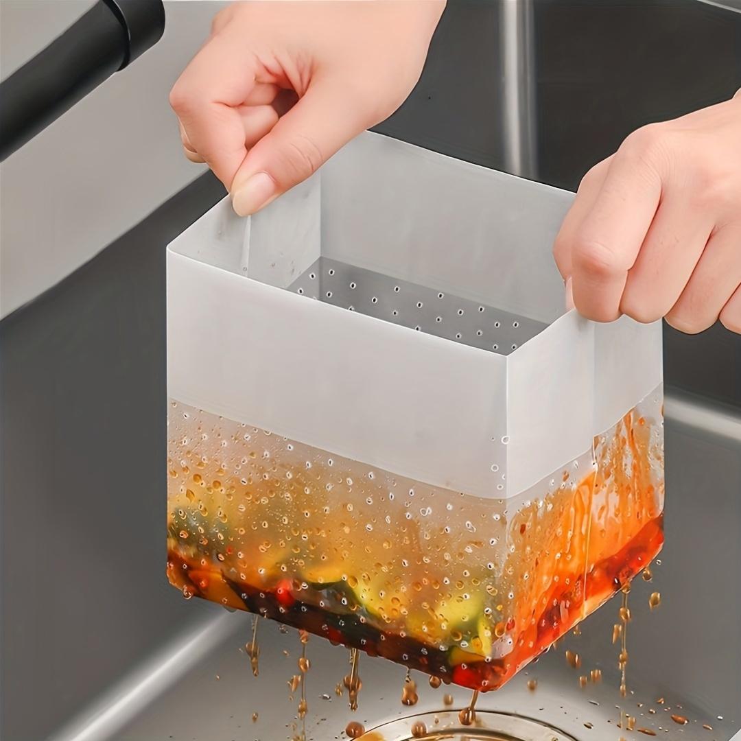 

60Pcs Self-Standing Disposable Sink Filter Bags - Kitchen Anti-Clogging Drainage Bags 60 pieces pack
