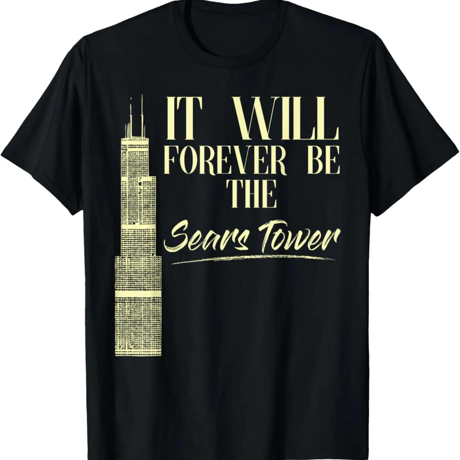 Sears Tower Chicago Illinois Shirt Chicago Illinois Skyline T-Shirt S