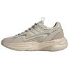 Adidas Ozwave PU Fabric Synthetic Leather Comfortable Versatile Low-Top Dad Shoes Unisex Sneakers Khaki JS3024