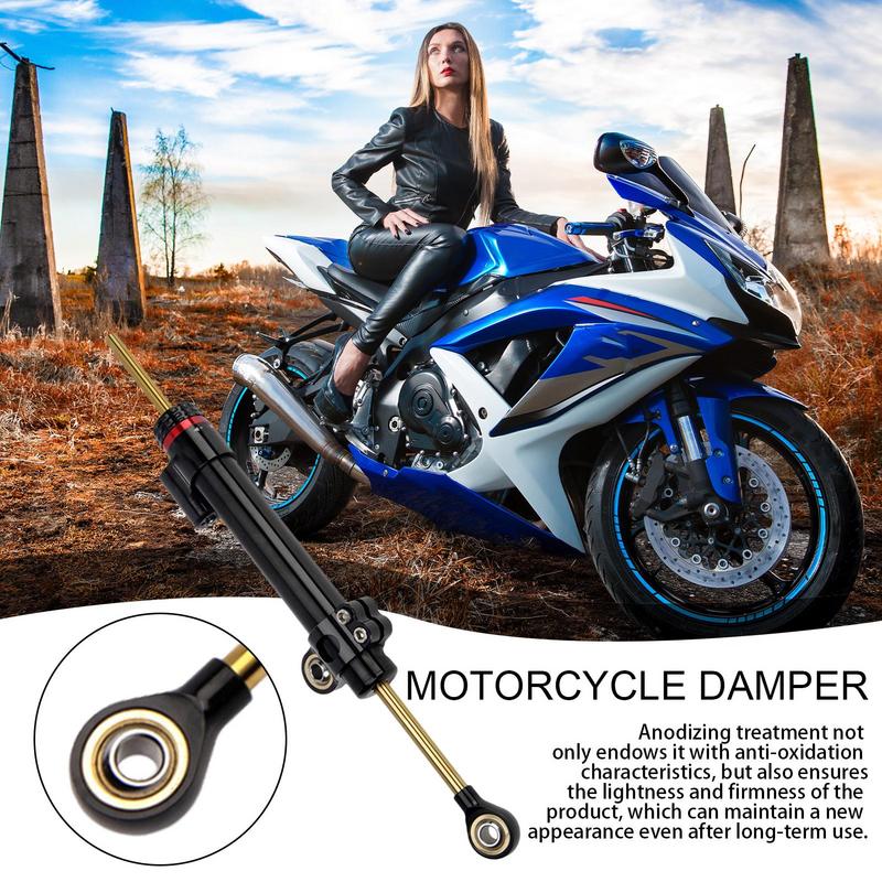 For Damper Steering Damper Adjustable Direction Damper Balance Rod Linear Reversed Safety Control Aluminum Alloy Shock Absorbing