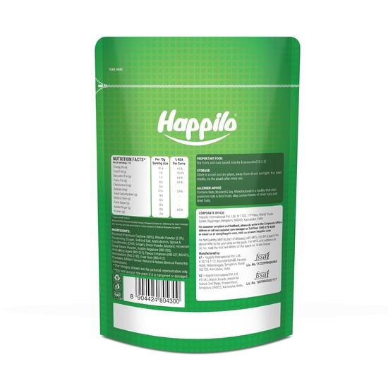 Happilo Premium International Wasabi Cashew 160g, Crunchy Texture, Rich In Fiber, Protein, Healthy Snacks