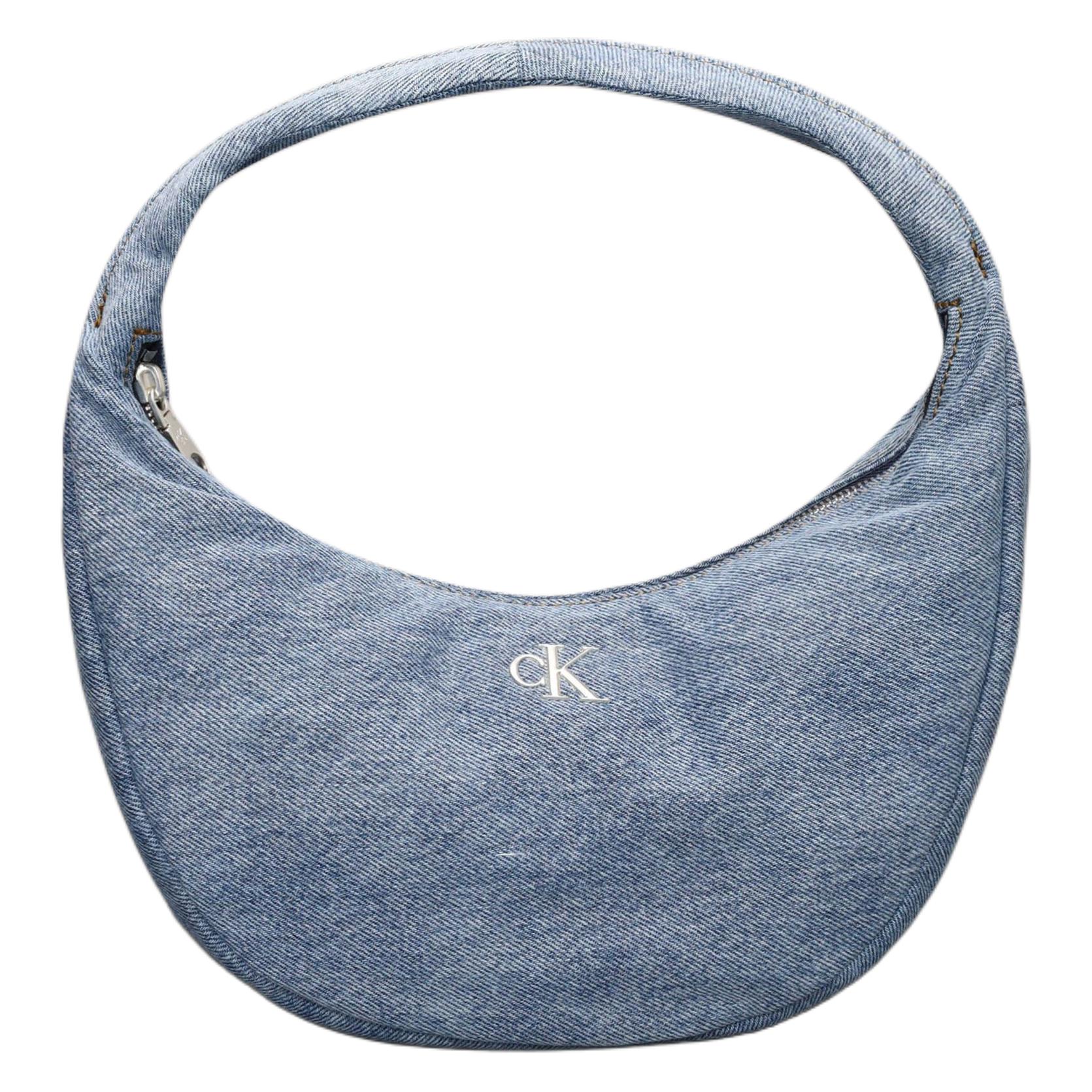 

Calvin Klein Logo Cotton Tote Bag Women bags Blue 4F3207G400 Basic Set (Bag)
