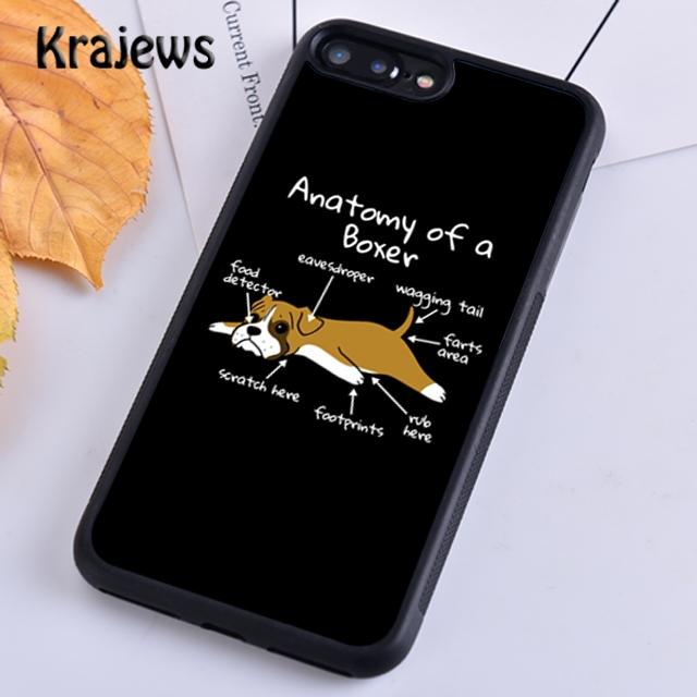 Krajews Süße Boxer Hund Weiche Telefon Fall Abdeckung Für iPhone 14 5s 6s 7 8 plus X XR XS 11 12 13 pro max Samsung Galaxy S21 S22 ultra