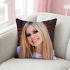 AAvril Punk LLavigne Pillow Case Pattern Printed Pillowcase For Living Room Sofa Cushion Cover