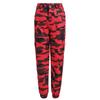 Printed Bucket Side Pocket Loose Pants Printing Series Buckle Side Pocket Loose Pants Female