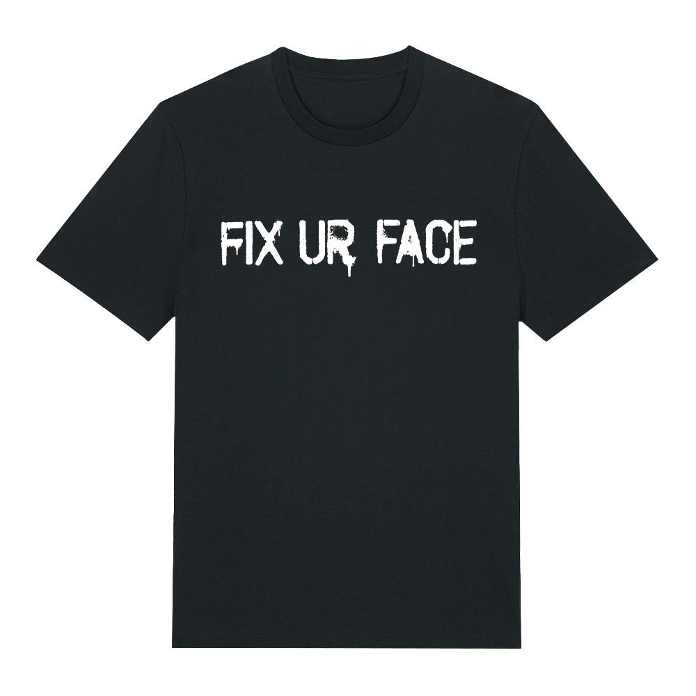 

Machine Gun Kelly Fix Ur Face T Shirt MGK 2026 New T Shirts Women Men s Gothic Hip Hop Oversized Top Pure Cotton Tees Streetwear XS чёрный