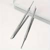 Stainless Steel Cuticle Pusher Dead Skin Remover Heavy-Duty Multifunctional with Ergonomic Handle for Home Salon Precision Care