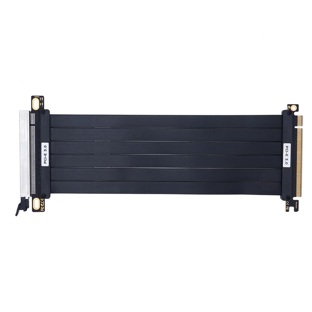 PCIe 3.0 X16 High Speed Flexible Extender Card PCI Express Gen 3 GPU Extension Cord Extension Port 180 Degree Adapter