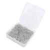 300PCS Paper Clips with Star Shaped Decoration Stainless Steel Non Slip Paperclips for   School Document Organizing